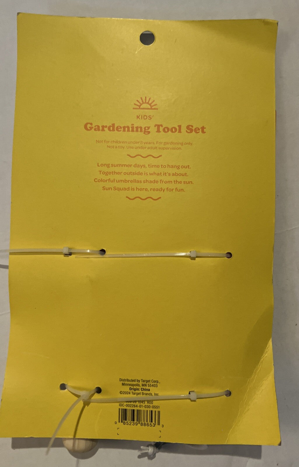 Kids Gardening Tool Set with Fork & Spade - Sun Squad