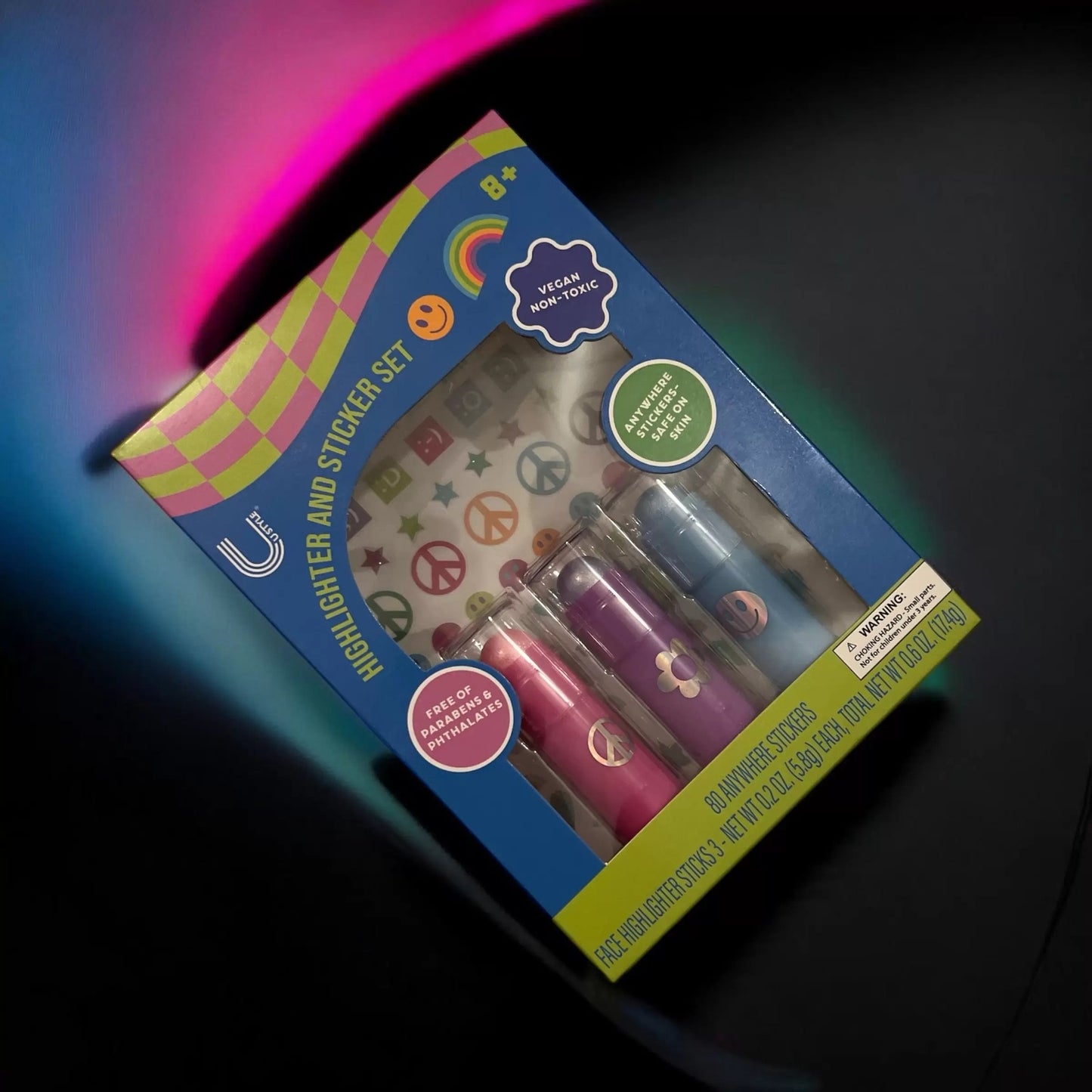 Face Highlighter and Sticker Set - U Style Beauty Kit