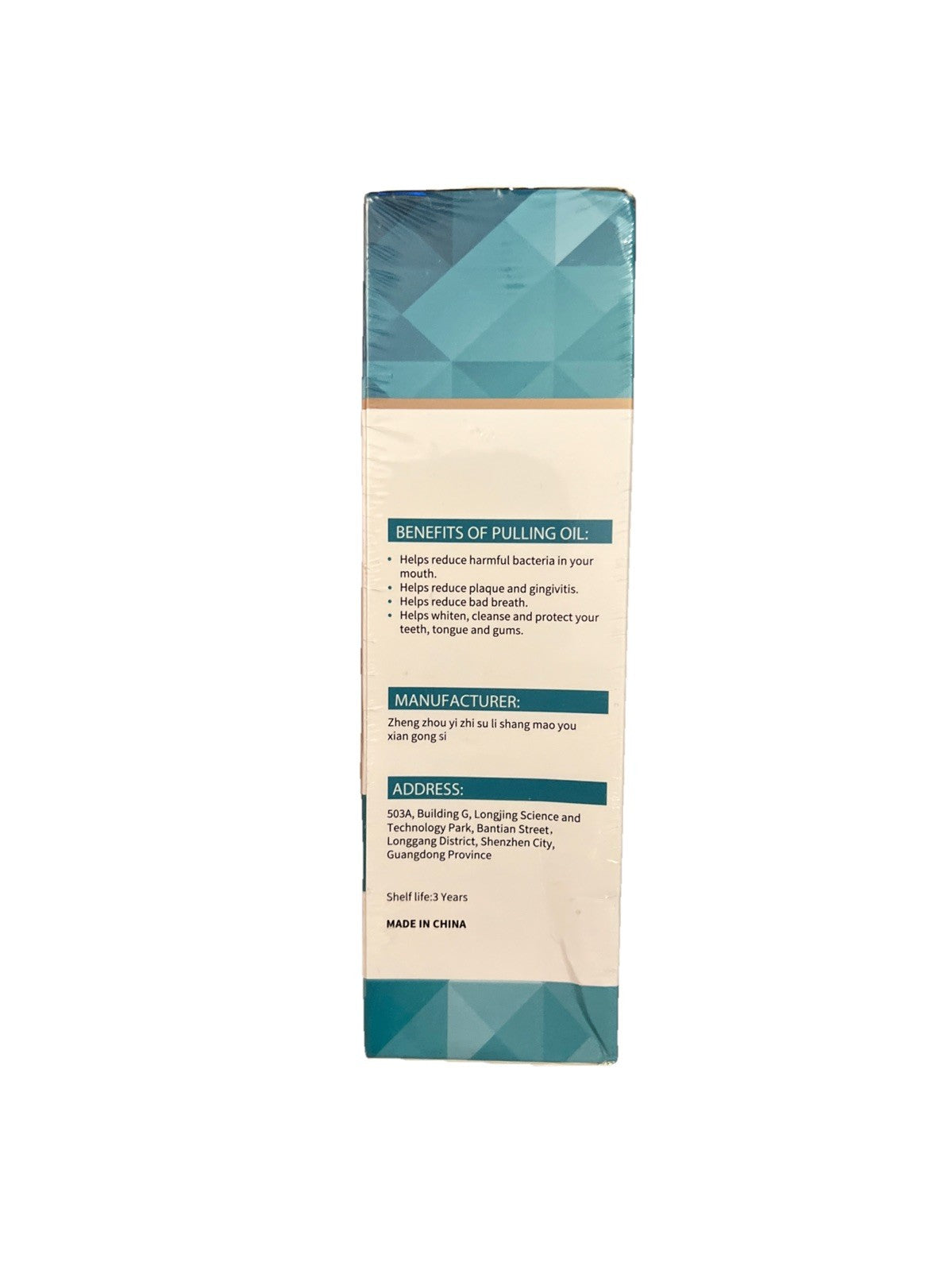 Teeth Whitening Oil Pulling - Coconut & Peppermint Natural