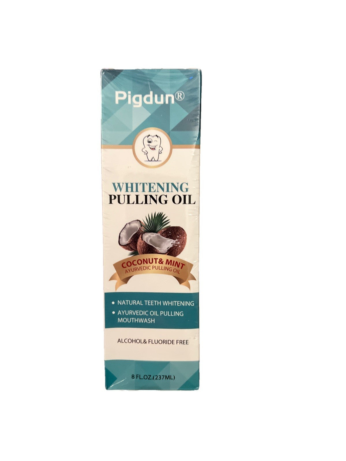 Whitening Pulling Oil Teeth Whitening with Coconut & Peppermint Oil