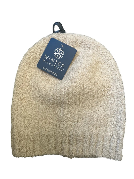 Winter Essentials Beige Cozy Hat Stylish Warm Knit Beanie for Cold Weather
