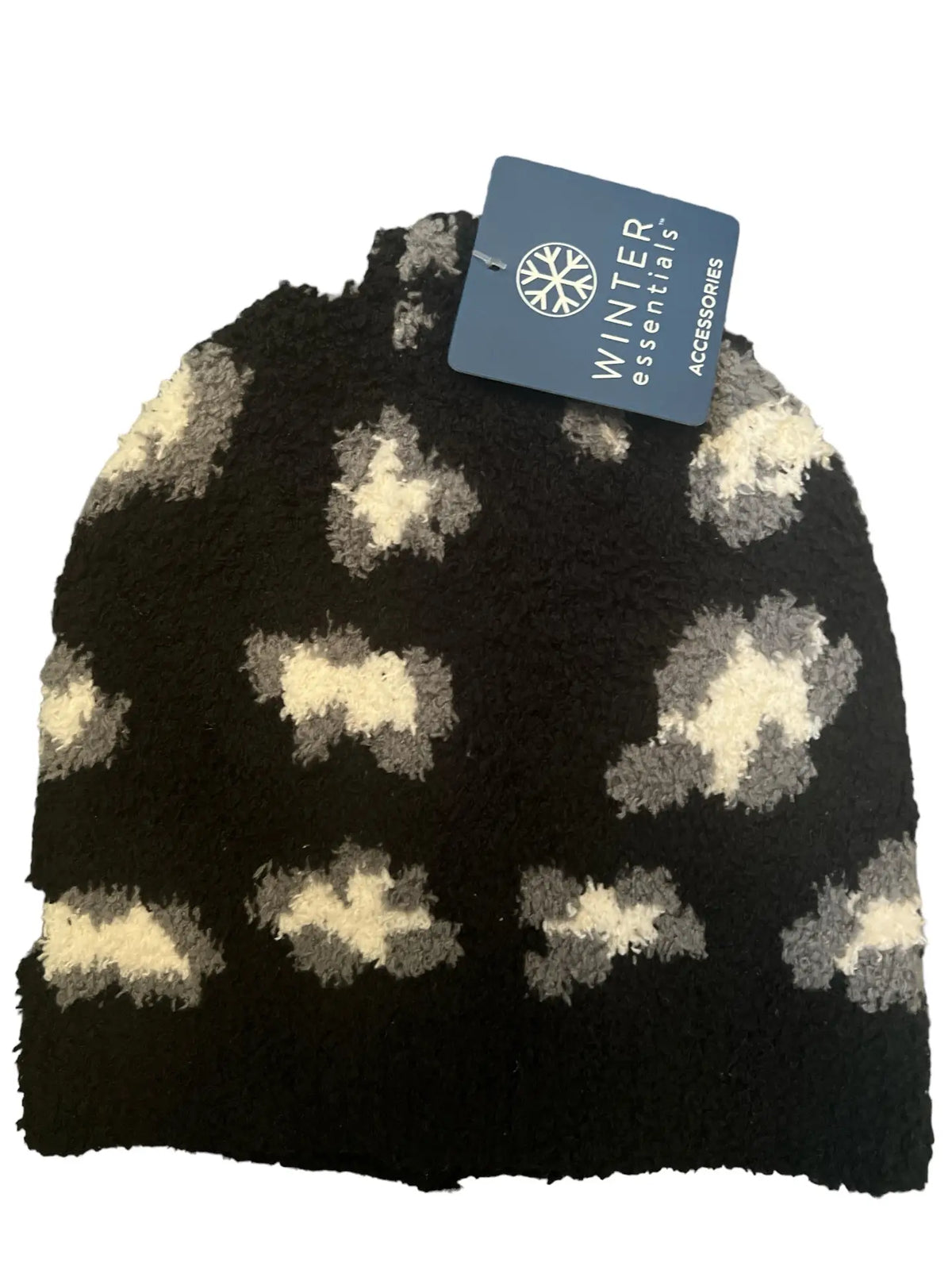 Winter Essentials Black Cozy Hat Ultra-Warm Stylish Knit Beanie